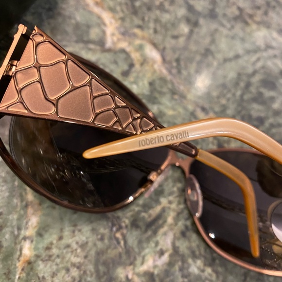 Roberto Cavalli Rhinestone Alcamena Sunglasses